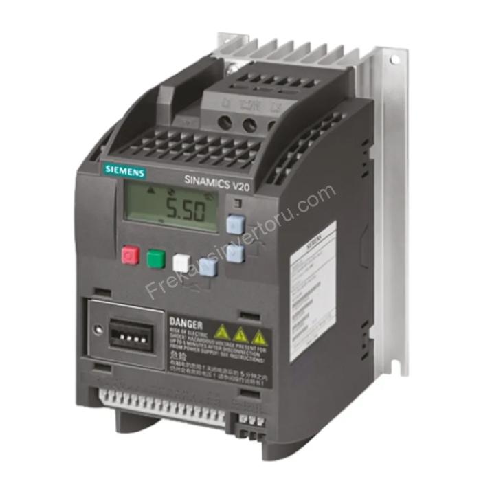 Siemens SINAMICS V20 İnverter Sürücü, 3 Fazlı, 1,1 kW, 400 V ac, 0 → 550Hz, EMC Filtreli