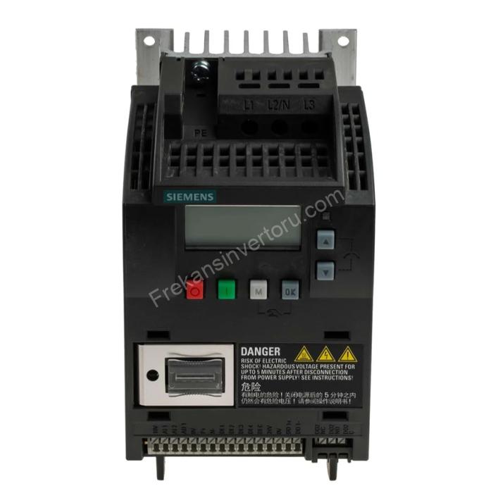 Siemens SINAMICS V20 İnverter Sürücü, 3 Fazlı, 2,2 kW, 400 V ac, 0 → 550Hz, EMC Filtreli - Görsel 2