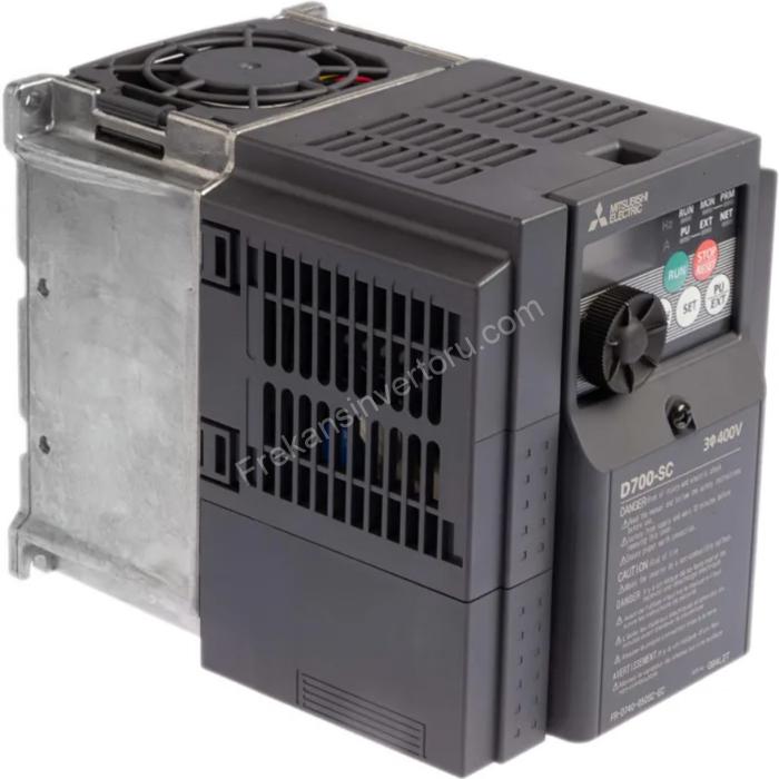 Mitsubishi İnverter Sürücü, 3 Fazlı, 2,2 kW, 400 V ac, 3,6 A, FR-D740 Series İle Kulanım, 0,2 → 400Hz - Görsel 2